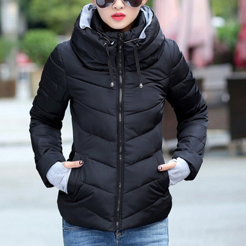 Anya - Stilvolle und Lässige Winter Kapuzen Steppjacke für Damen