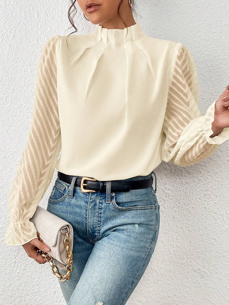 Bridgette - Lässige Herbst Lose Vintage Komfort Bluse für Damen