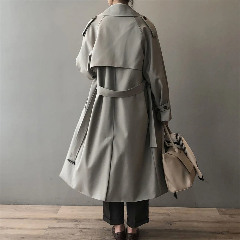 Laura - Klassischer Winter Oversized Trenchcoat für Damen