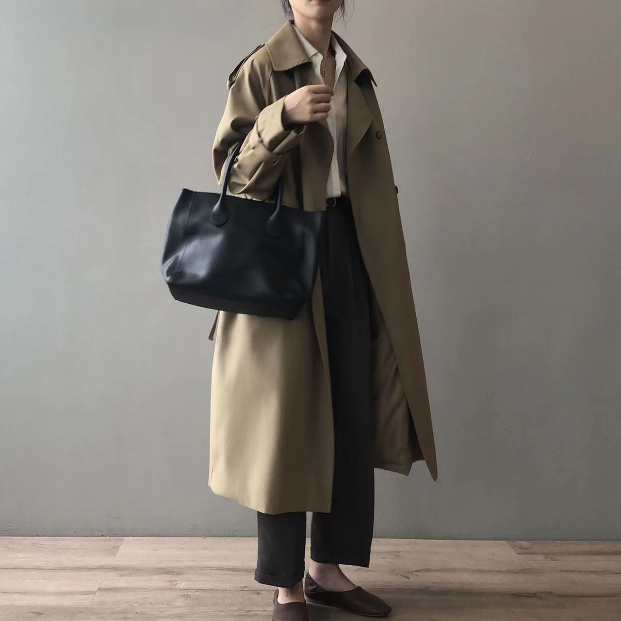 Laura - Klassischer Winter Oversized Trenchcoat für Damen