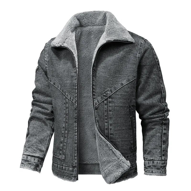 Adam - Lässige Frühlings-Denimjacke für Herren