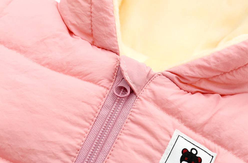 Levi - Gemütlicher und Süßer Lässiger Winter-Strampler mit Bärenohren für Babys (Unisex)