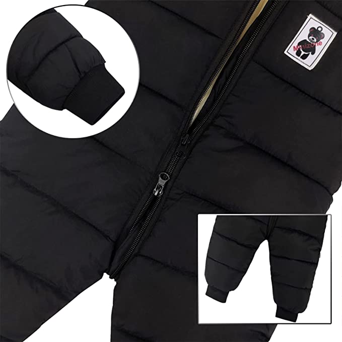 Levi - Gemütlicher und Süßer Lässiger Winter-Strampler mit Bärenohren für Babys (Unisex)