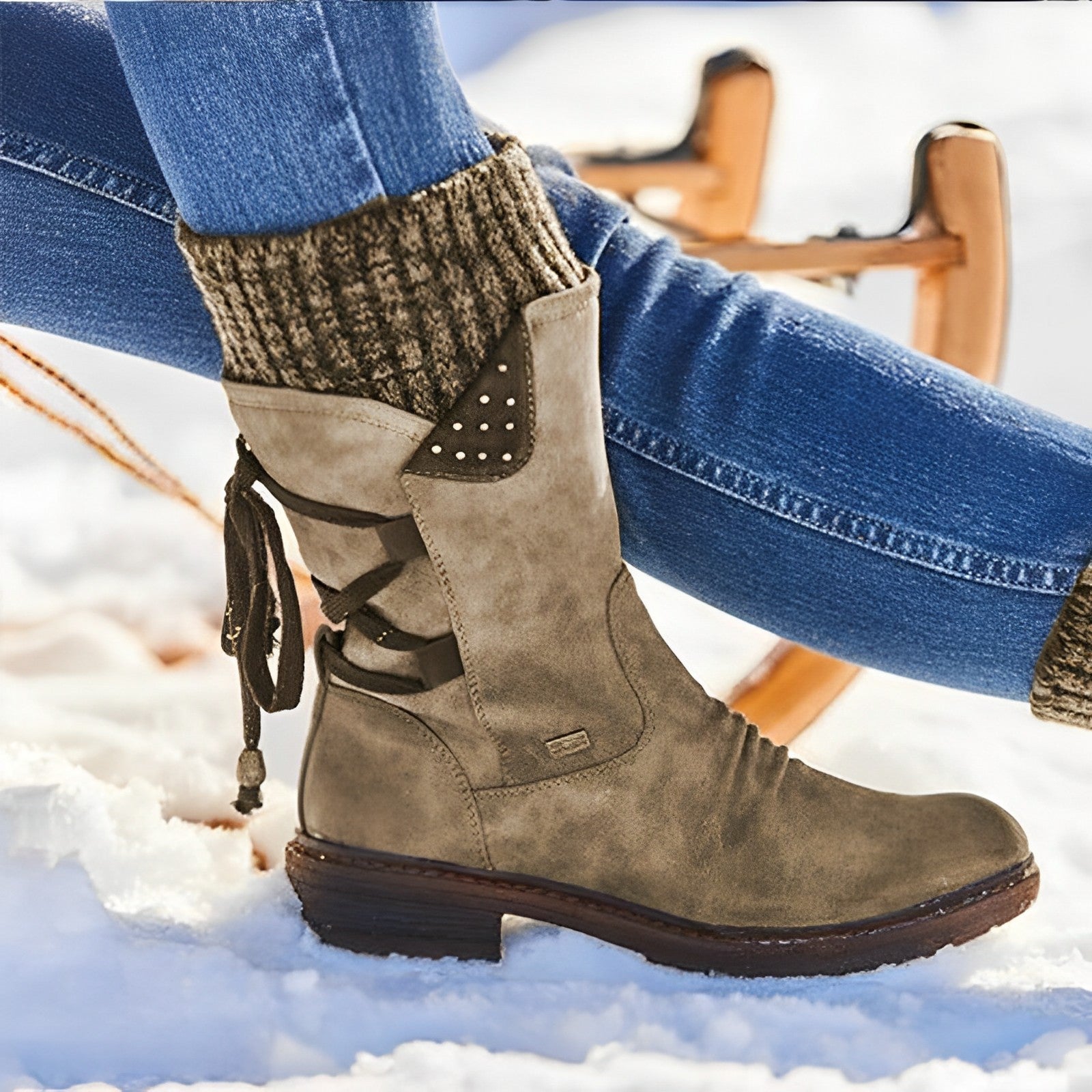 Amalia | Schnürstiefel Winterstiefel