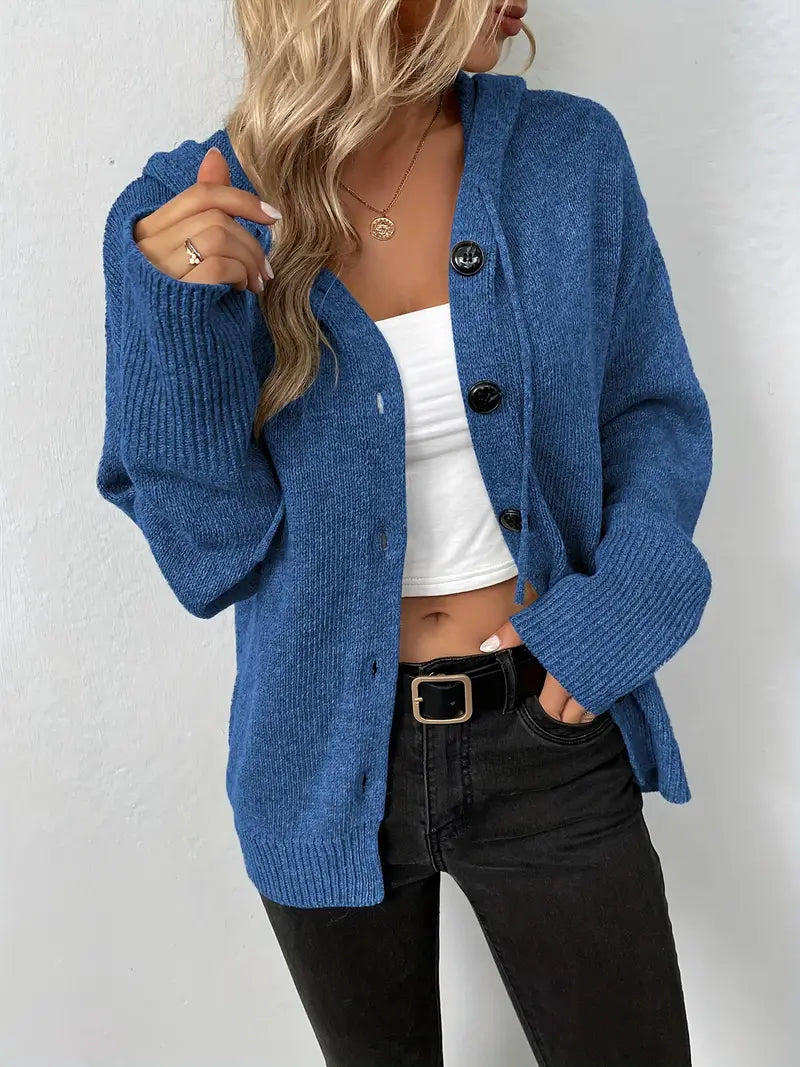 Alexa - Schicker Herbst Langarm Strickjacke für Damen