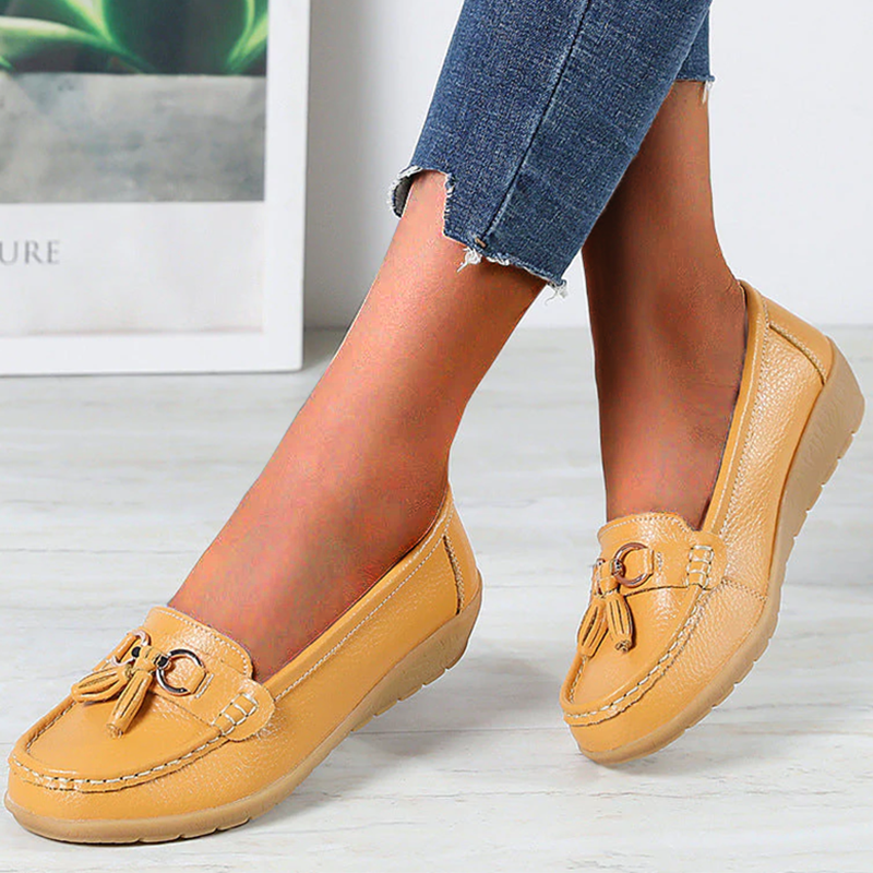 Brianna - Klassische Damen-Loafer aus Leder