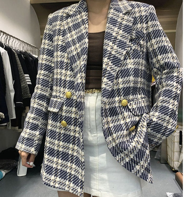 Ayana | Karierter Blazer