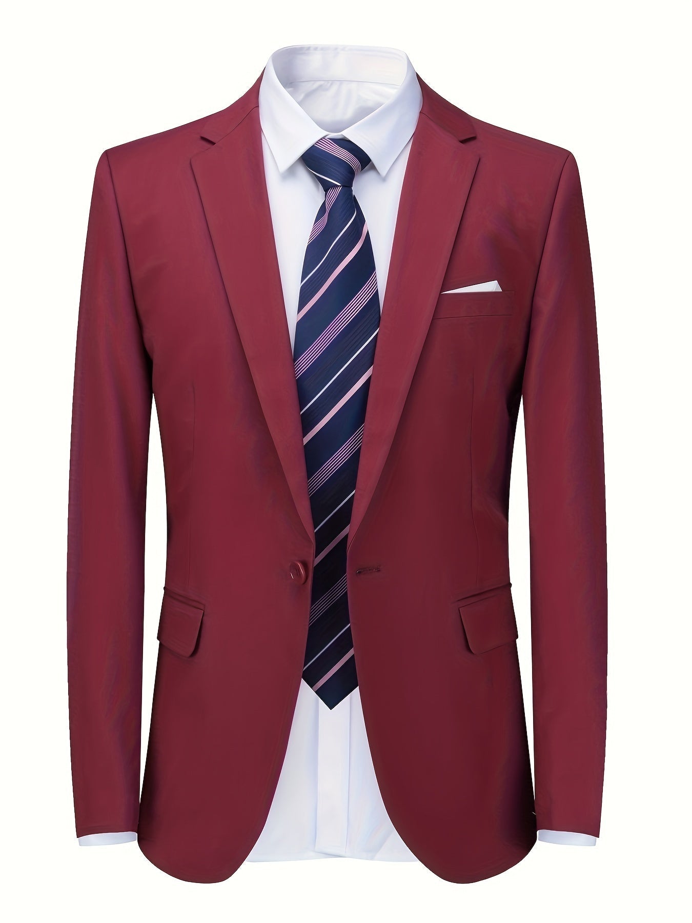 Lex - Klassischer einfarbiger Herren-Blazer