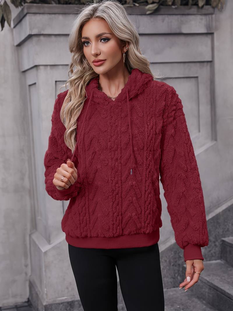 Zia - Stilvolle und Bequeme Teddy-Winter-Hoodie für Damen