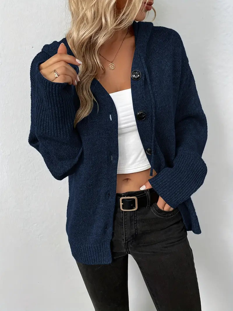 Alexa - Schicker Herbst Langarm Strickjacke für Damen