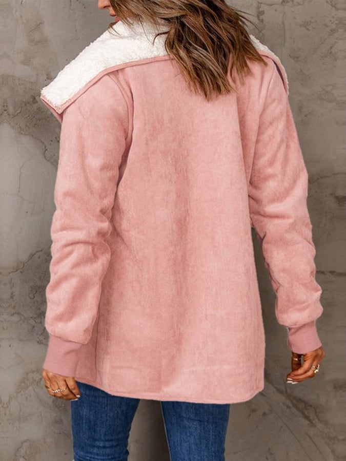 Celia - Schicker und Bequemer Winter-Fleece-Mantel für Damen