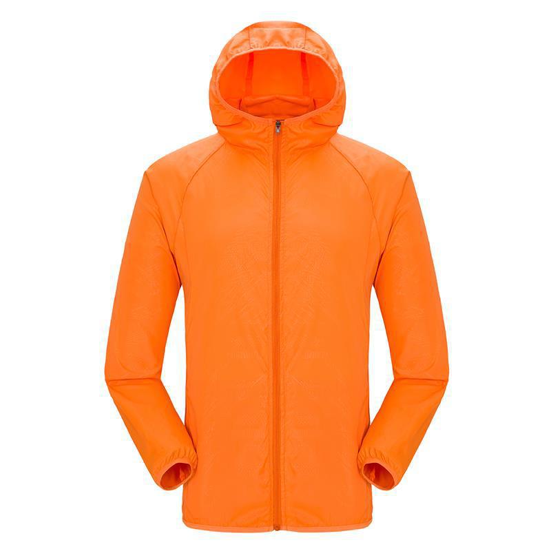 Kira - Stilvolle Sonnenfeste Rote Wasserdichte Herbst-Regenjacke für Damen