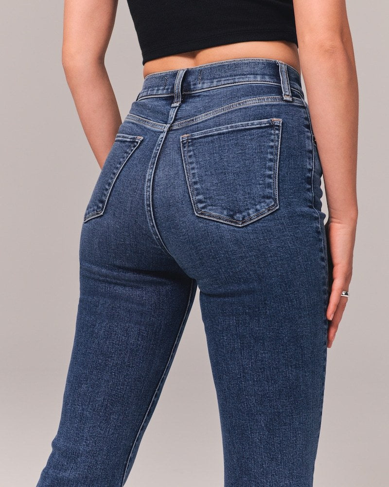 Fara™ - Dehnbare High-Waist-Jeans mit Schlag