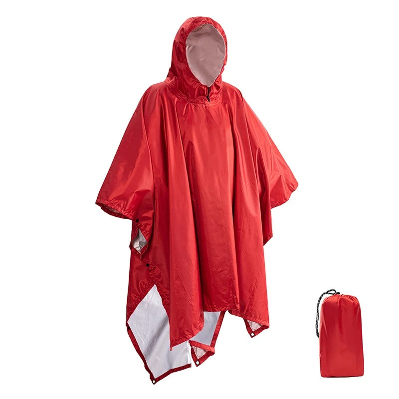 Stella - Lässige und Stilvolle Herbst-Wasserdichte-Poncho mit Hülle für Herren