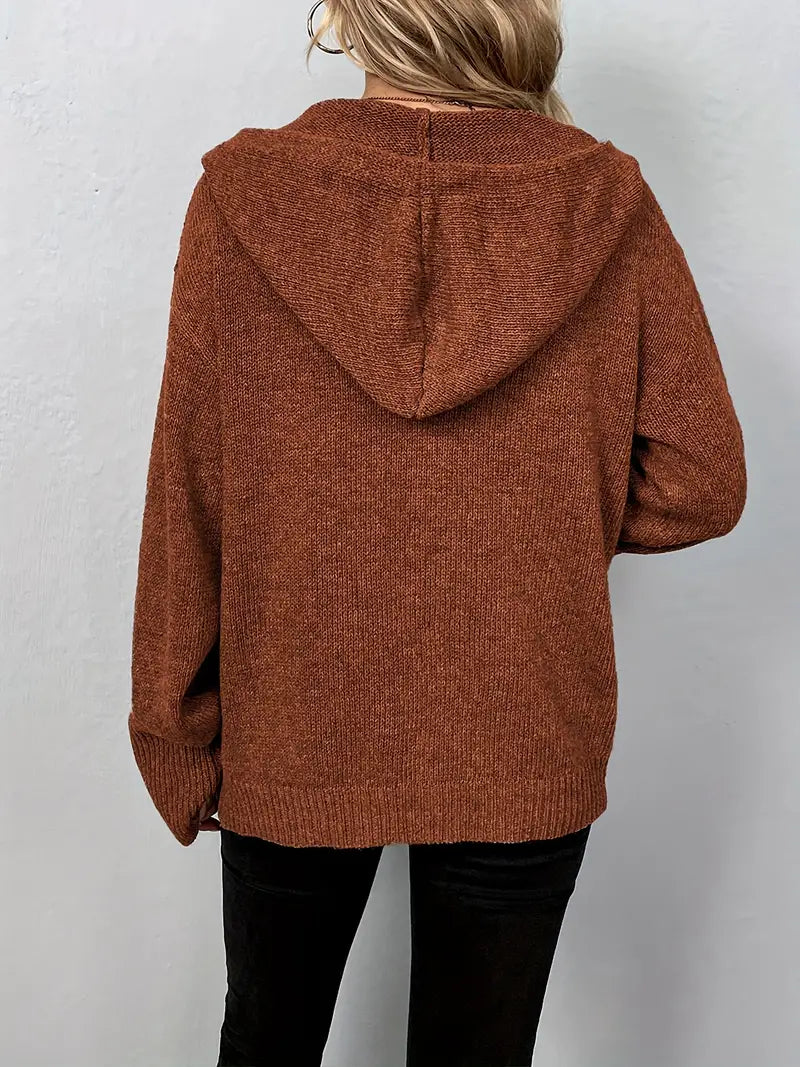 Alexa - Schicker Herbst Langarm Strickjacke für Damen