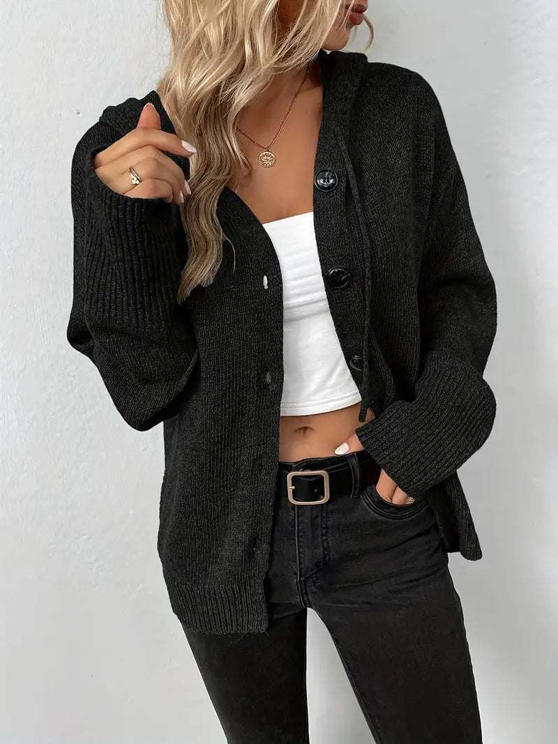 Alexa - Schicker Herbst Langarm Strickjacke für Damen