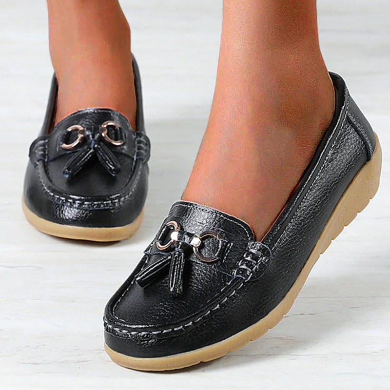 Brianna - Klassische Damen-Loafer aus Leder