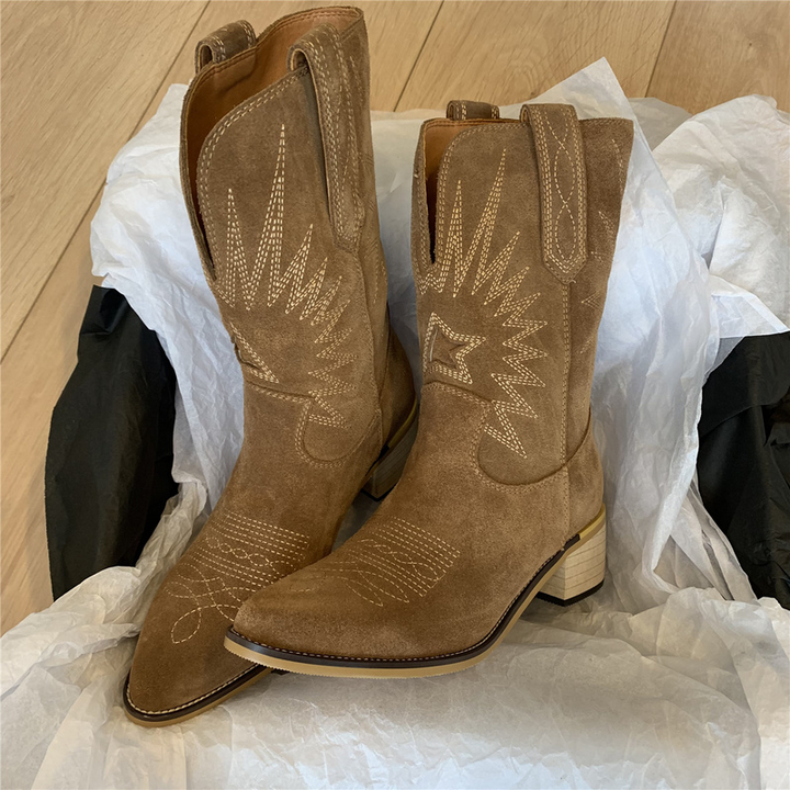 Jessie - Trendige Cowboy-Stiefel für Damen