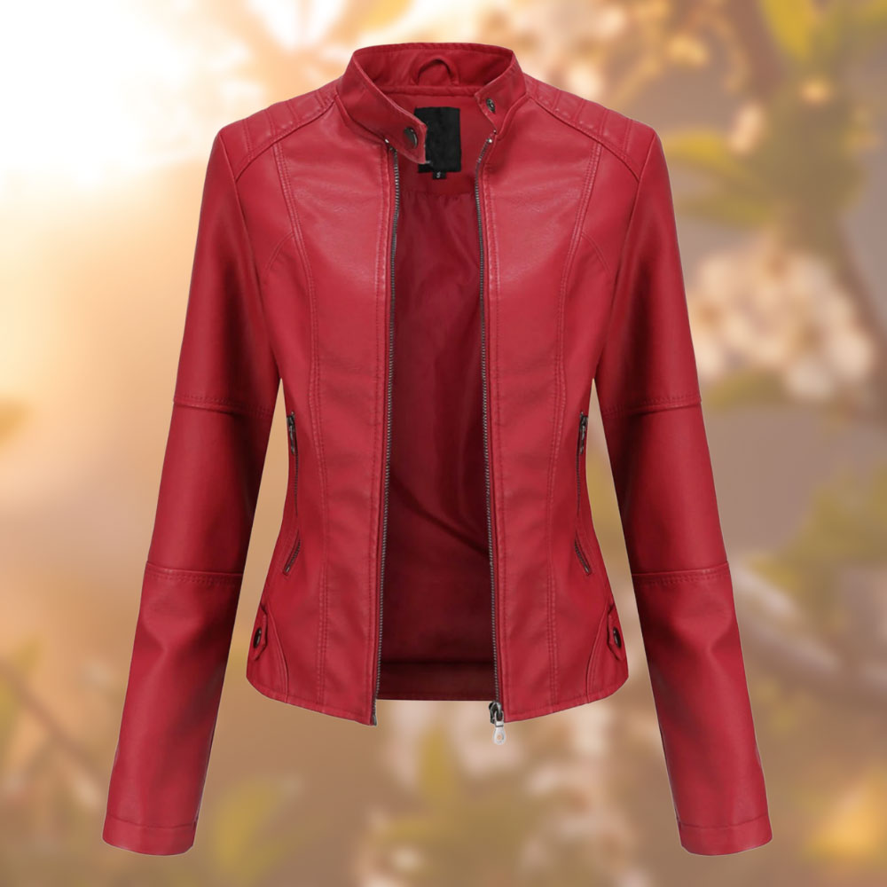 Stylische Damen Lederjacke - Aicha