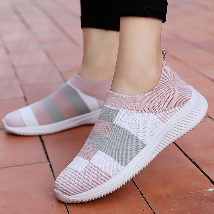 Frauen Slip On flache Schuhe