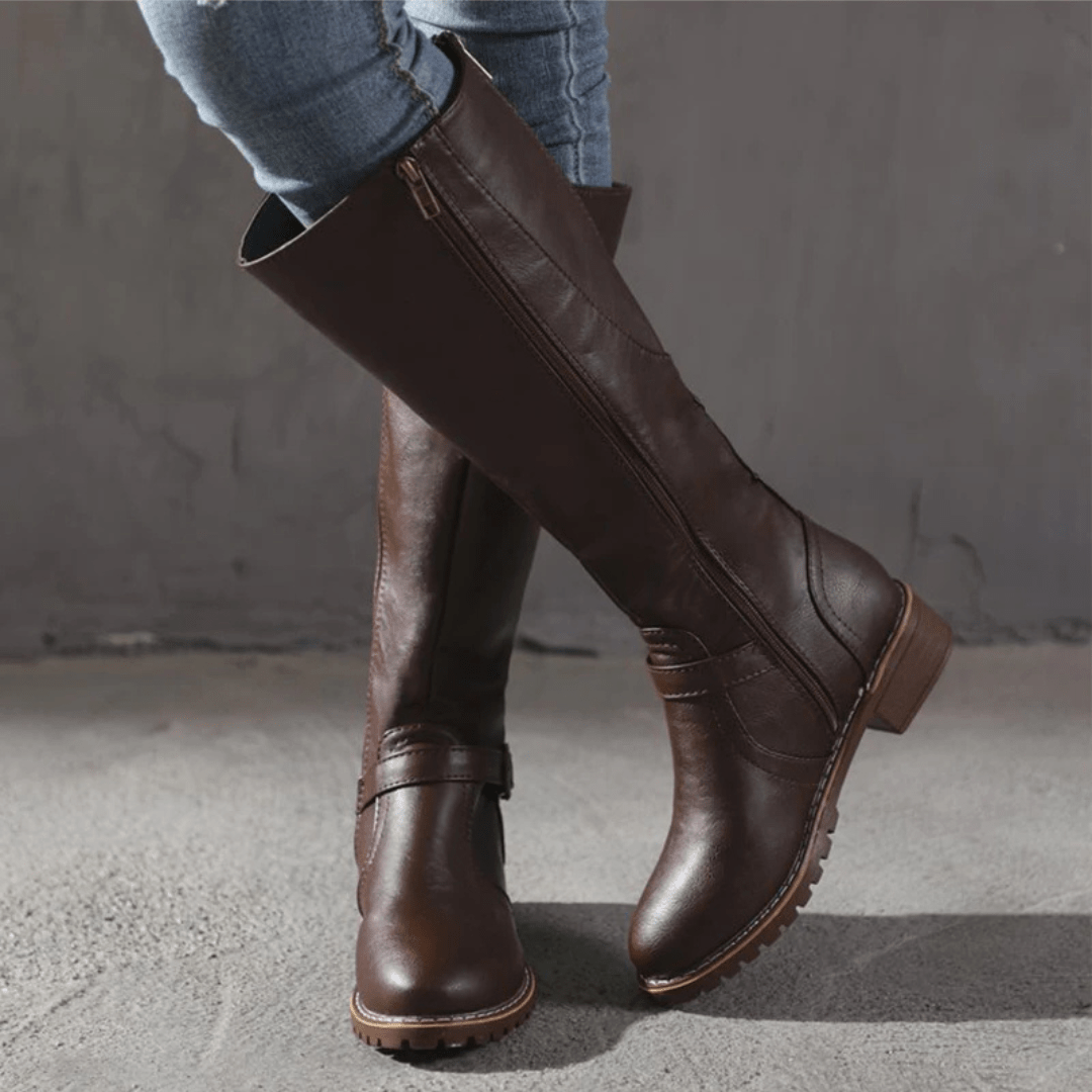 Harlow - Stilvolle und Chice Herbst Hohe Stiefel für Damen